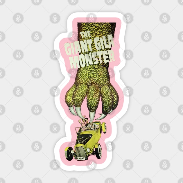 The Giant Gila Monster Movie Poster Sticker by MovieFunTime